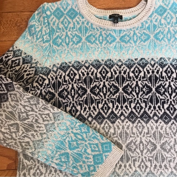 Talbots Faire Isle Lambswool Blend Sweater Size 1X - Picture 1 of 11